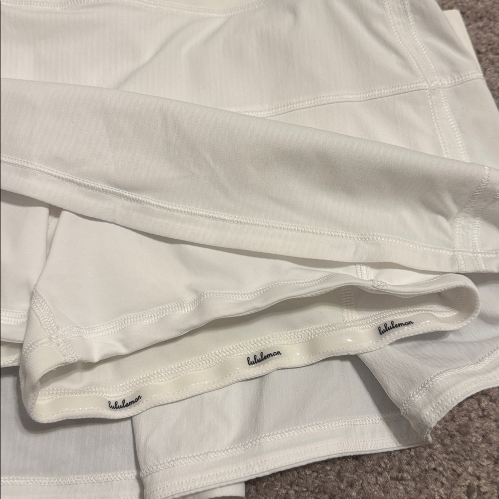 lululemon Pace Rival Mid-Rise Skirt-White - Picture 4 of 8